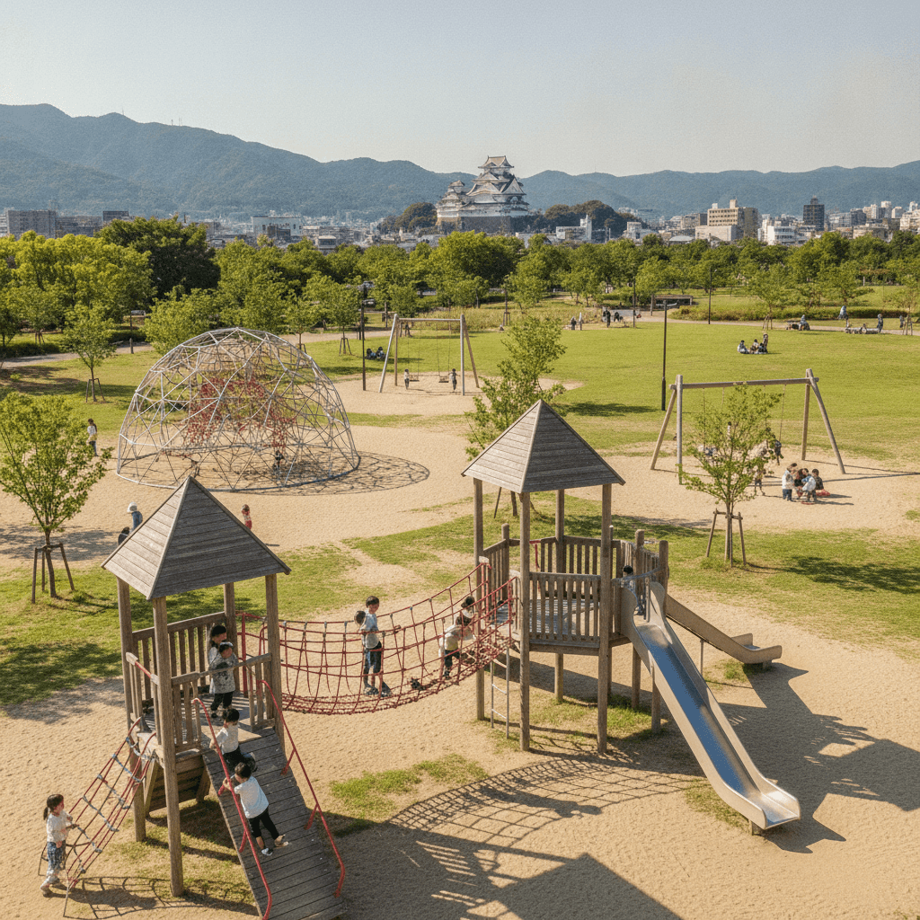 姫路市内の大型遊具公園ガイド:子連れで一日中楽しめる広々スポットを松田健次が徹底解説