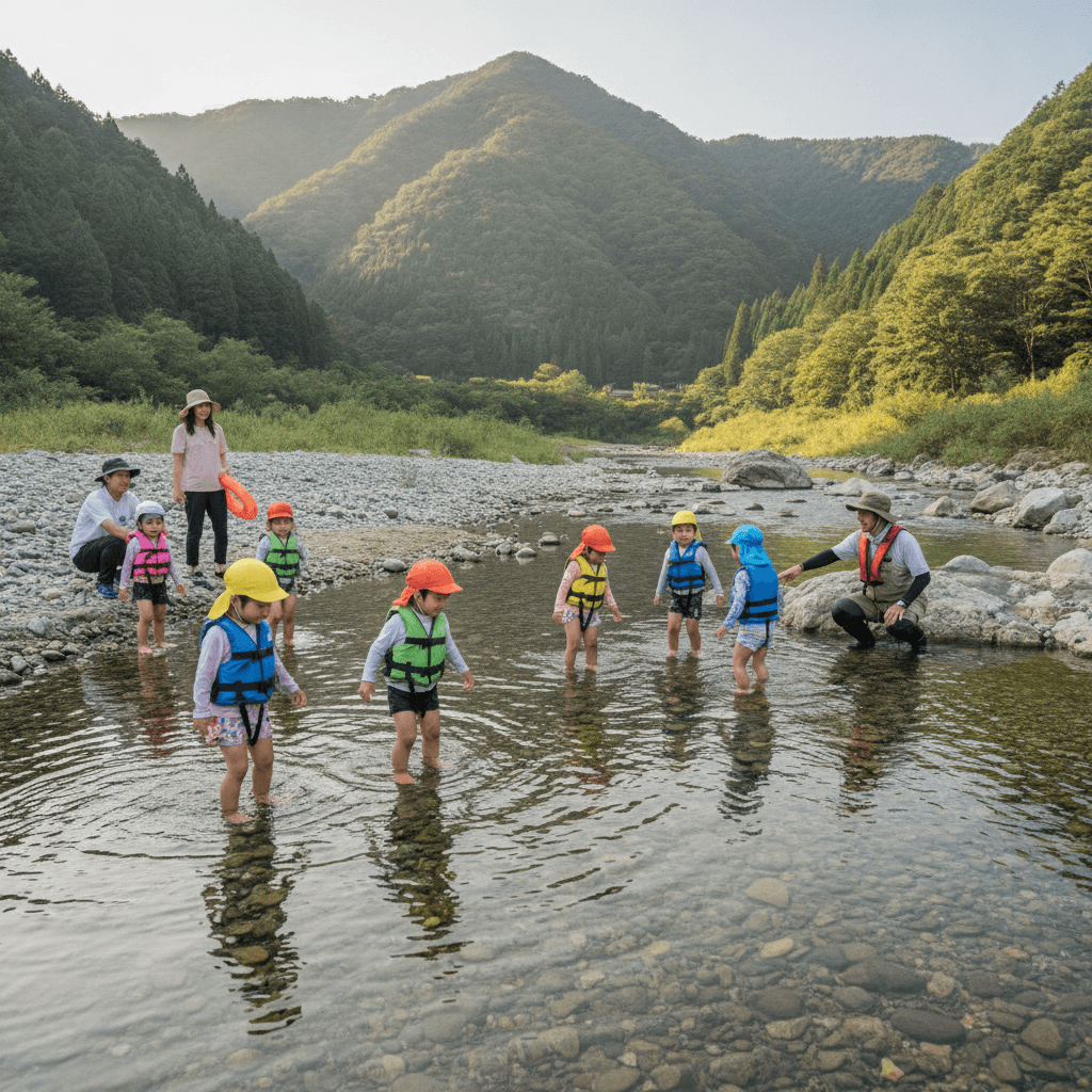 兵庫で幼児と安全に川遊び!浅瀬の穴場スポットと専門家の安全対策ガイド